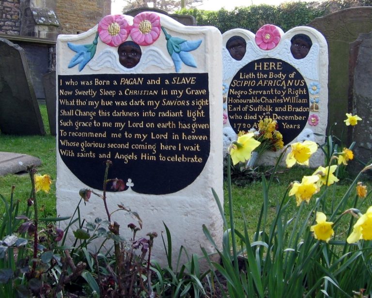 scipio's gravestone in henbury