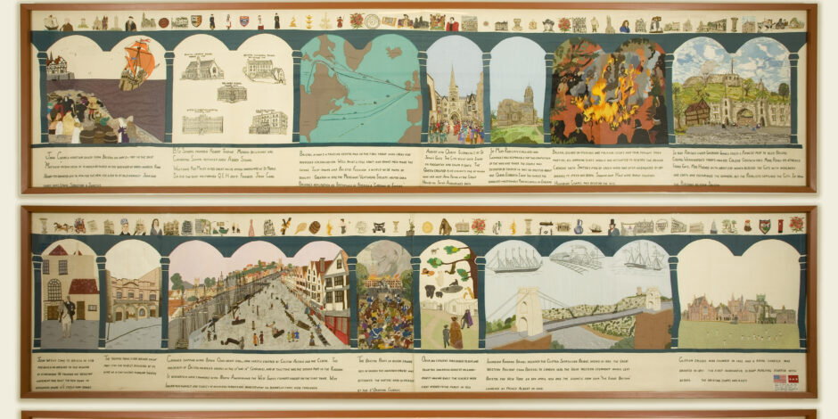 all 4 sections of the bristol tapestry